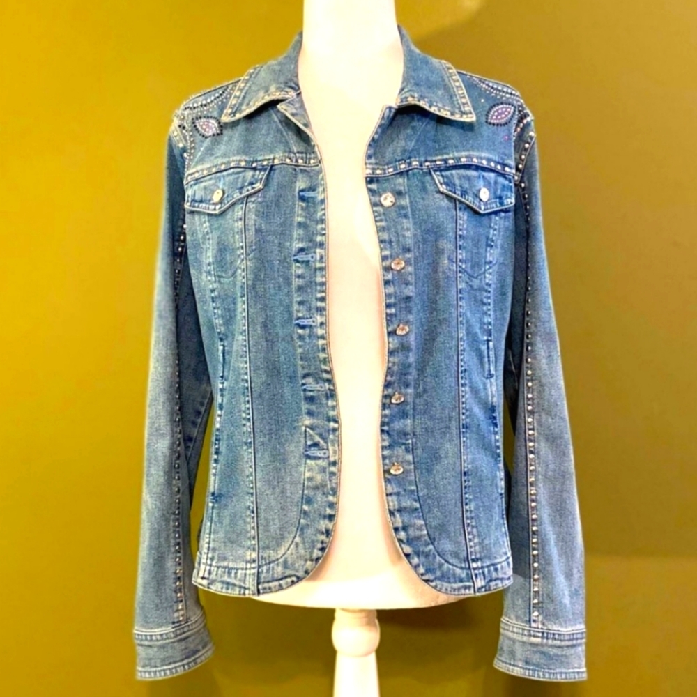 "REDUCED"...Christina Alexander NWOT Denim Jacket